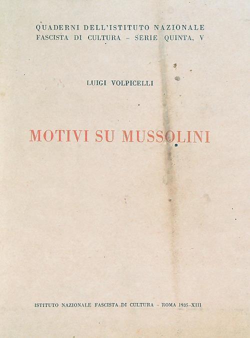 Motivi su Mussolini