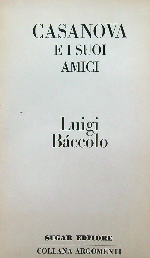 Casanova e i suoi amici