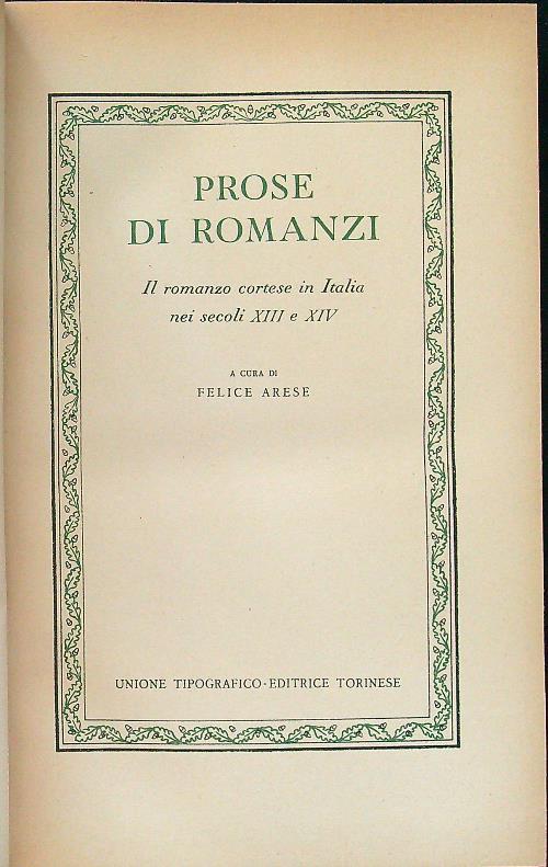 Prose di Romanzi