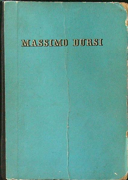 Teatro - Massimo Dursi - copertina