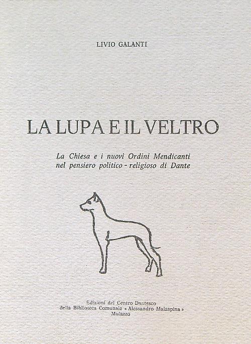 La lupa e il veltro - copertina