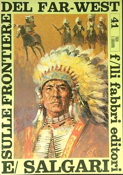 Sulle frontiere del Far-West - Emilio Salgari - copertina