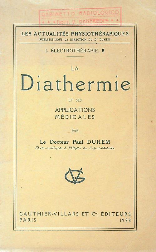La diathermie et ses applications médicales