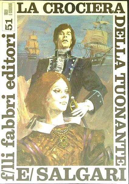 La crociera della Tuonante - Emilio Salgari - copertina