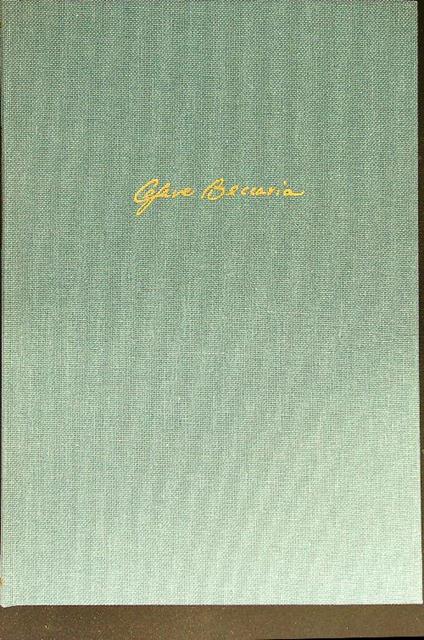 Opere XVI - 2vv - Cesare Beccaria - copertina