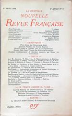 La Nouvelle Revue Francaise 15/mars 1954