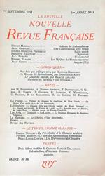 La Nouvelle Revue Francaise 9/septembre 1953