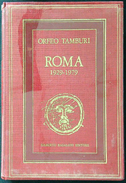 Roma 1929-1979 - Orfeo Tamburi - copertina