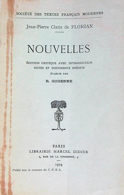 Nouvelles - copertina