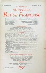 La Nouvelle Revue Francaise 14/ fevrier 1954