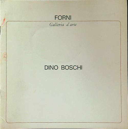 Dino Boschi - copertina