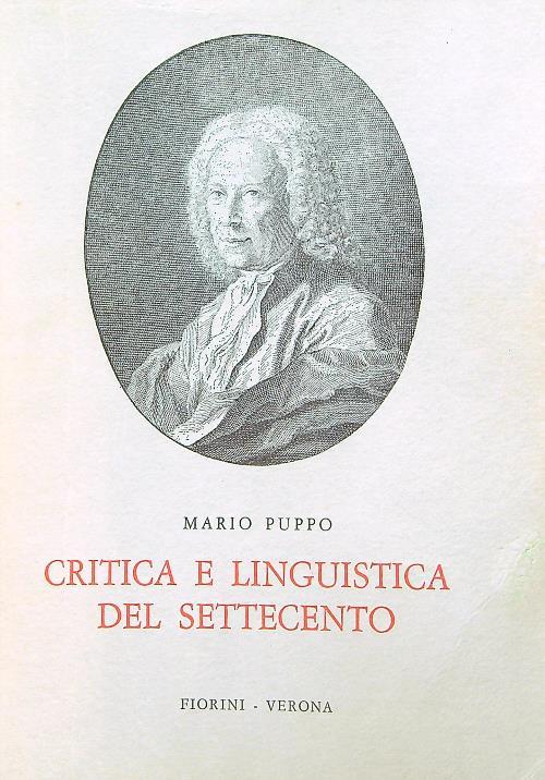 Critica e linguistica del Settecento