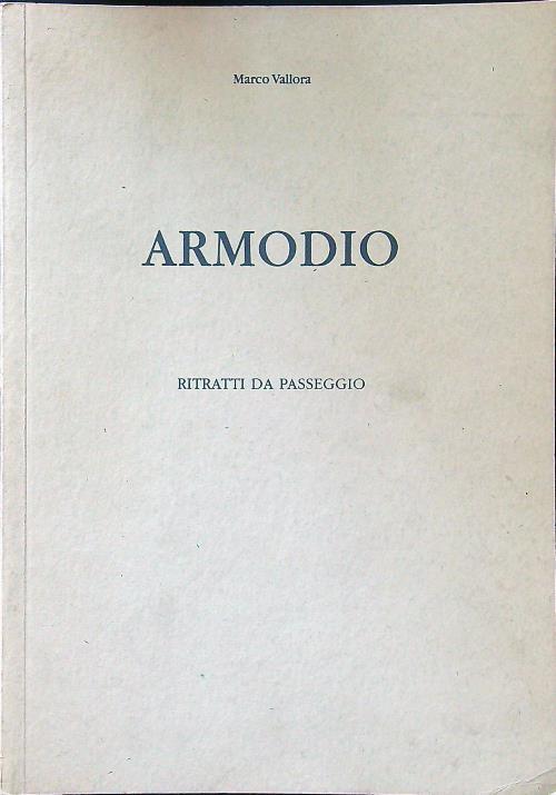 Armodio - Marco Vallora - copertina