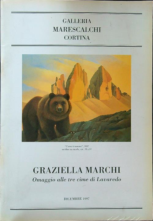 Graziella Marchi Omaggio alle tre cime di Lavaredo - copertina