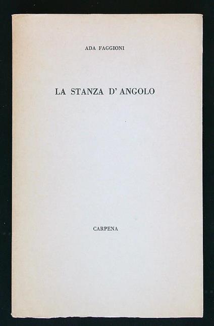 La stanza d'angolo - copertina