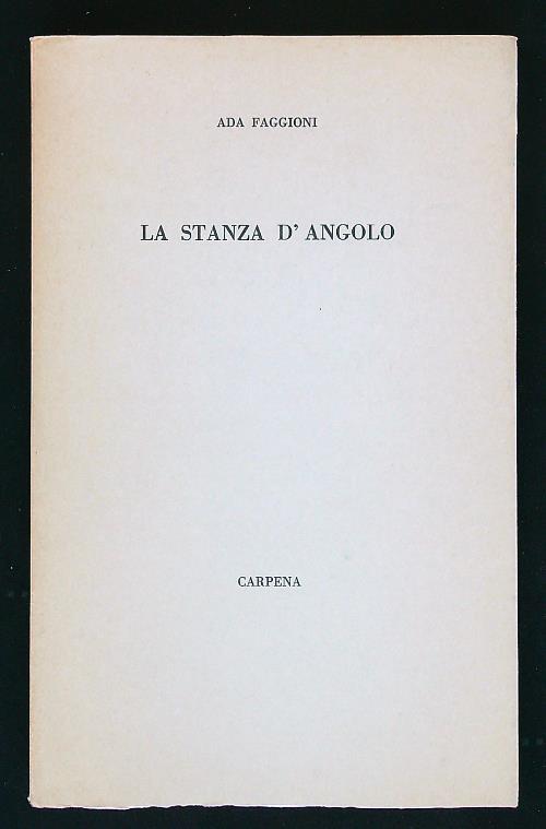 La stanza d'angolo - copertina