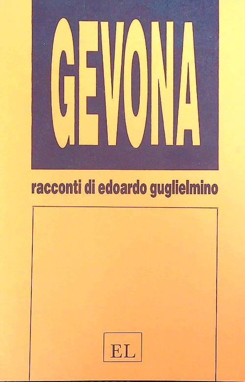 Gevona racconti - Edoardo Guglielmino - copertina