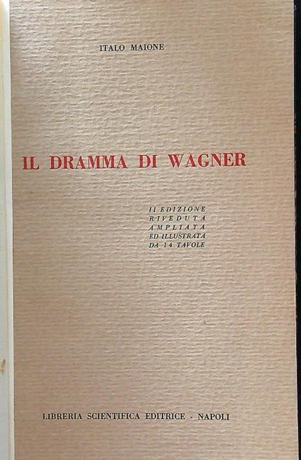 Il dramma di Wagner - copertina