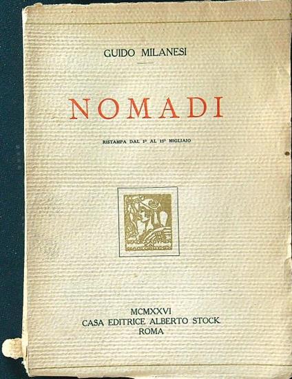 Nomadi - Guido Milanesi - copertina