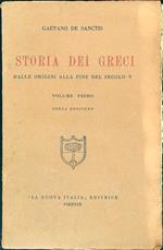 Storia dei Greci vol. I