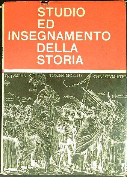 Studio ed insegnamento della storia - copertina