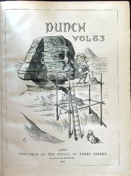 Punch annata 1882 2vv - copertina