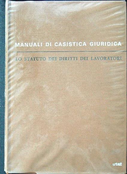 Lo statuto dei diritti dei lavoratori - copertina