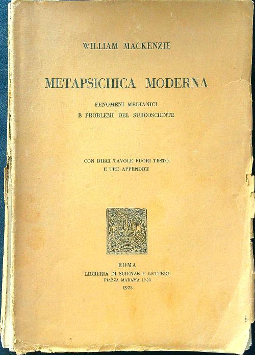 Metapsichica moderna