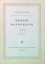Hohere Mathematik Teil IV - Heft 3/4