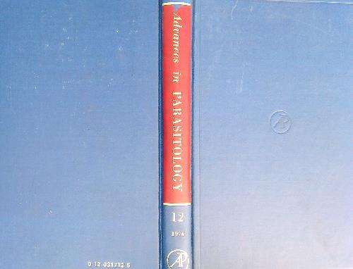 Advances in Parasitology 12/1974 - copertina