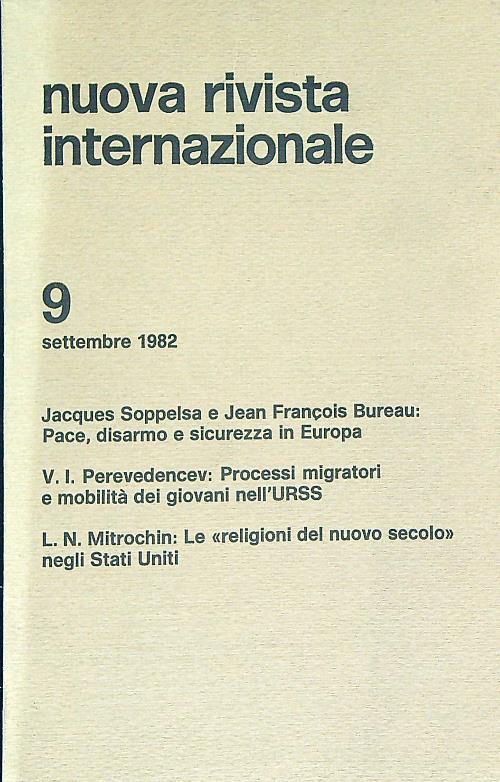 Nuova rivista internazionale 9/settembre 1982