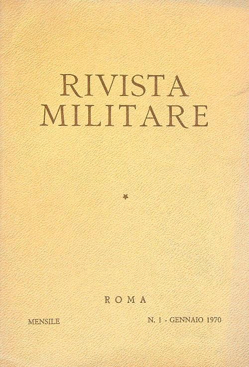 Rivista militare 1/gennaio 1970