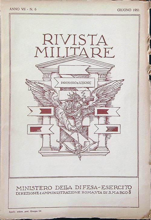 Rivista militare 6/giugno 1951