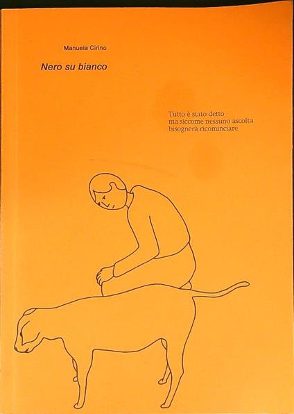 Nero su bianco - Manuela Cirino - copertina