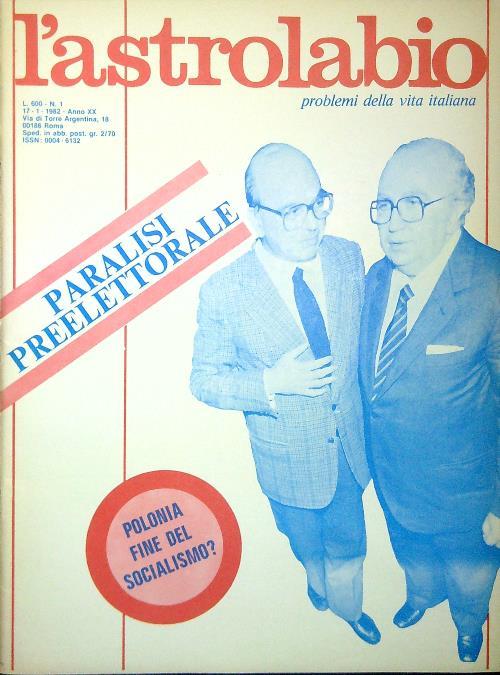 L' astrolabio N. 1/17.1.1982