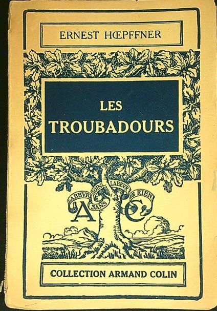 Les troubadours - copertina