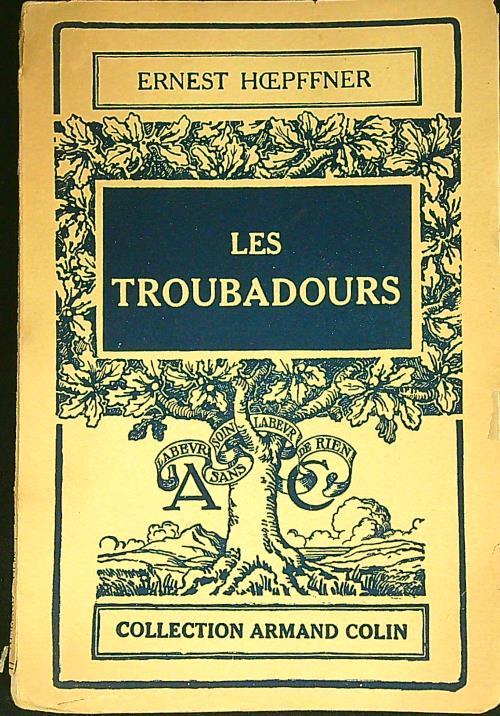 Les troubadours - copertina