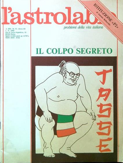 L' astrolabio N. 15/1.8.1982 - copertina