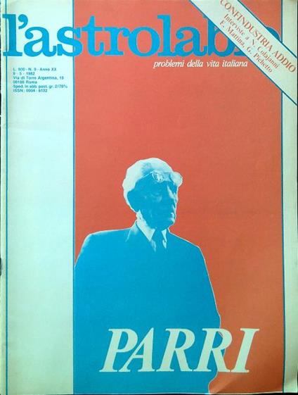 L' astrolabio N. 9/9.5.1982 - copertina