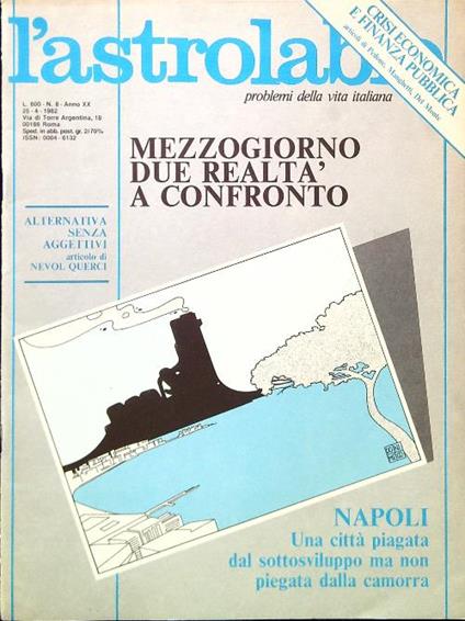 L' astrolabio N. 8/25.4.1982 - copertina
