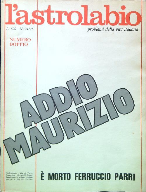 L' astrolabio N. 24-25/20.12.1981