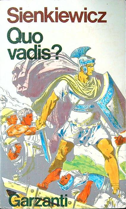 Quo vadis? - Henryk Sienkiewicz - copertina