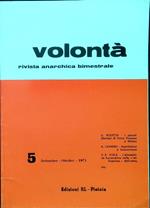 Volontà - Anno XXIV n. 5/Settembre Ottobre 1971