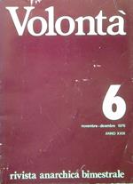 Volontà - Anno XXIX n. 6/Novembre Dicembre 1976