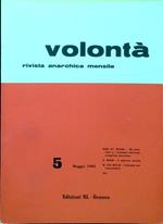 Volontà - Anno XVIII n. 5/Maggio 1965