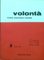 Volontà - Anno XVII n. 2/Febbraio 1964