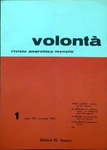 Volontà - Anno XVI n. 1/Gennaio 1963