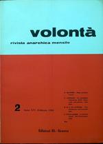 Volontà - Anno XVI n. 2/Febbraio 1963