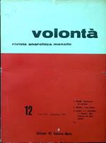 Volontà - Anno XIV n. 12/Dicembre 1961