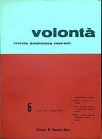 Volontà - Anno XIV n. 6/Giugno 1961